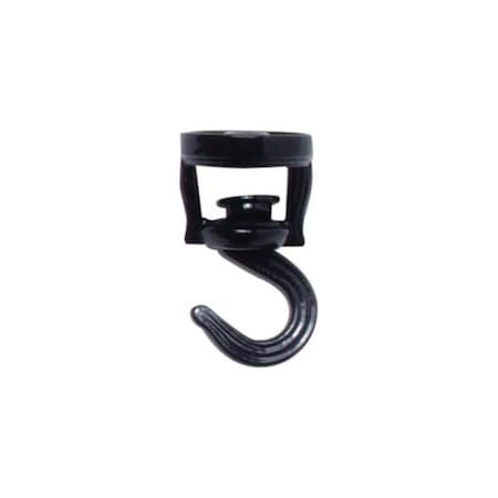 Eat-In Swivel Ceiling Plant Hook, Black EA3847826